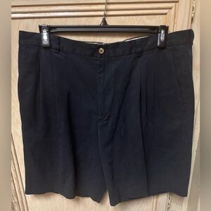 Tommy Bahama Men’s Faded Black Silk Cotton Blend Chino‎ Shorts Size 38